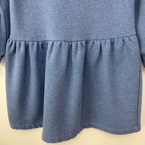 Crewcuts Long Sleeve Sweatshirt Dress Blue Size 14 - Picture 8 of 9